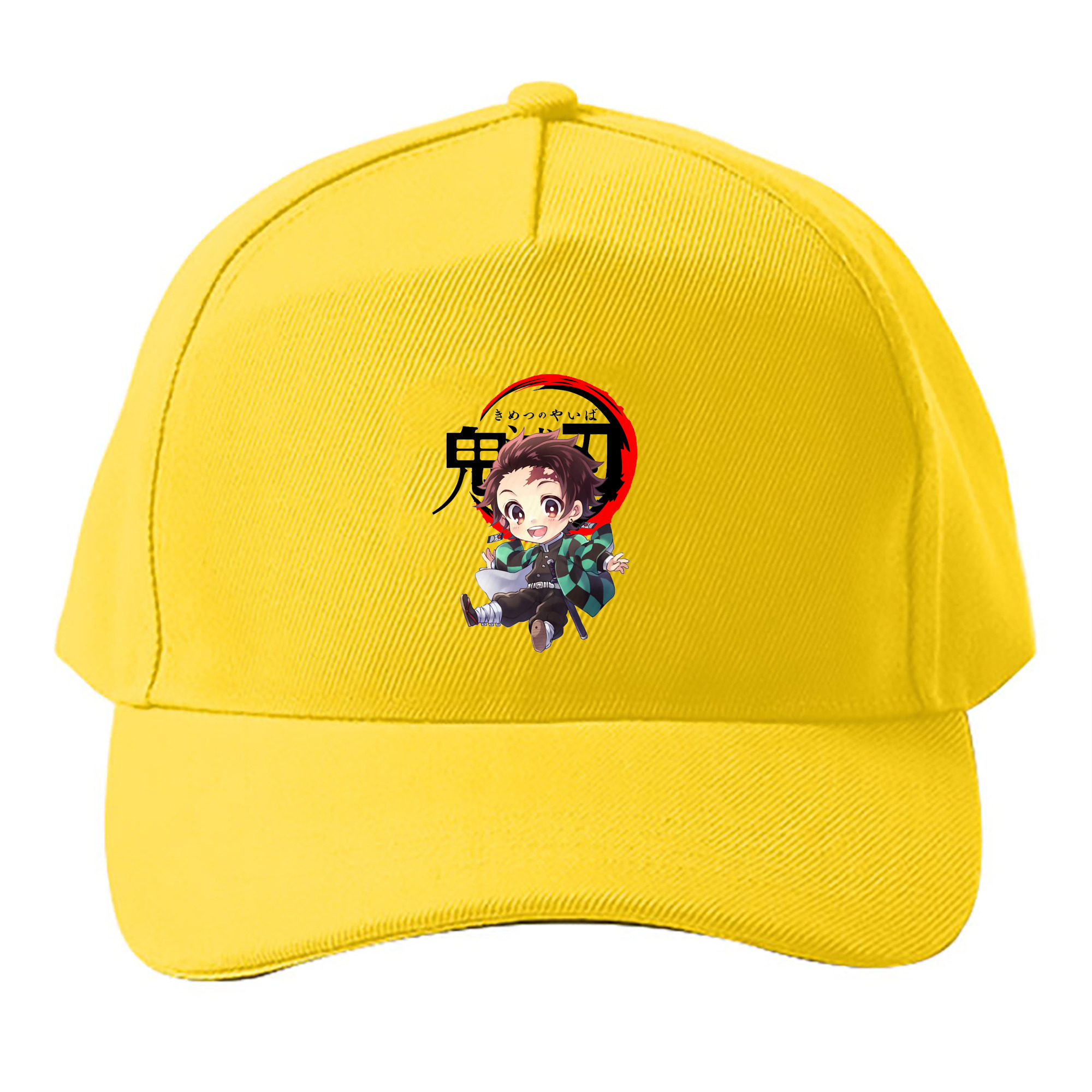 （画像用） 鬼滅の刃 竈門 炭治郎／かまど たんじろう Kamado Tanjirou ベースボールキャップ 綿100％ 男女兼用 帽子 スポーツ